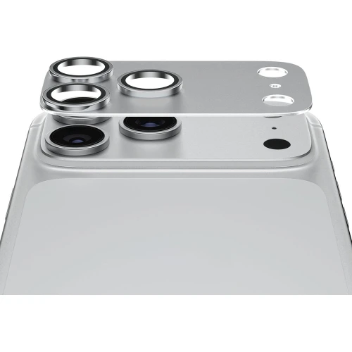 Szkło hartowane na aparat PanzerGlass Fender Camera Protector do iPhone 18 Pro Max, srebrne (1/6)