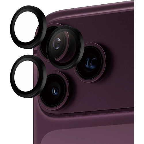 Szkło hartowane na aparat z aplikatorem PanzerGlass Hoops do iPhone 18 Pro Max / 18 Pro, czarne (1/6)
