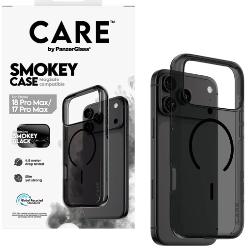 Etui CARE by PanzerGlass Smokey do iPhone 18 Pro Max / 17 Pro Max do MagSafe, przydymione-czarne (5/6)