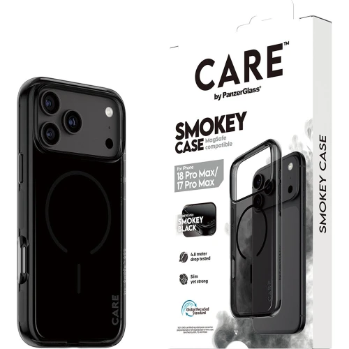 Etui CARE by PanzerGlass Smokey do iPhone 18 Pro Max / 17 Pro Max do MagSafe, przydymione-czarne (6/6)