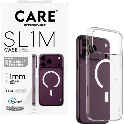Etui CARE by PanzerGlass SL1M do MagSafe do iPhone 18 Pro Max / 17 Pro Max, przezroczyste (5/6)