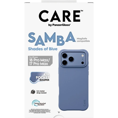 Etui CARE by Panzerglass Samba Case do iPhone 18 Pro Max / 17 Pro Max do MagSafe, niebieskie (3/6)