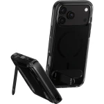 Etui z podstawką PanzerGlass Smokey Kickstand do iPhone 18 Pro Max / 17 Pro Max, do MagSafe, przydymione-czarne