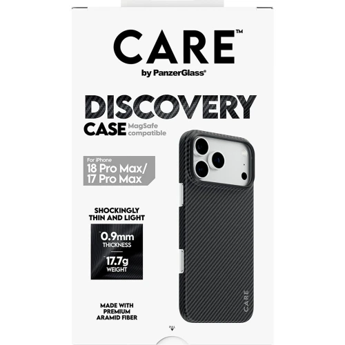 Etui aramidowe PanzerGlass CARE Discovery Case do MagSafe do iPhone 18 Pro Max / 17 Pro Max, czarno-szary (3/6)