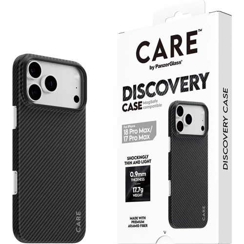 Etui aramidowe PanzerGlass CARE Discovery Case do MagSafe do iPhone 18 Pro Max / 17 Pro Max, czarno-szary (6/6)
