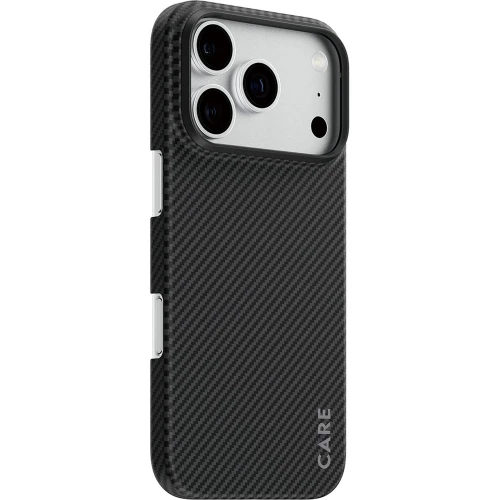 Etui aramidowe PanzerGlass CARE Discovery Case do MagSafe do iPhone 18 Pro / 17 Pro, czarno-szary (1/6)