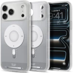 Etui Spigen Ultra Hybrid Mag do MagSafe do iPhone 18 Pro Max, szaro-białe (Classic)