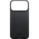 Etui aramidowe Pitaka Ultra-Slim Case do MagSafe, do iPhone 18 Pro Max / 17 Pro Max, czarno-szary