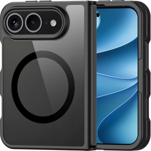 Etui Dux Ducis Aimo Mag do iPhone Duo, przezroczysto-czarne