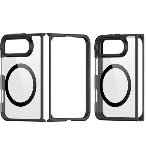 Etui Dux Ducis Aimo Mag do iPhone Duo, przezroczysto-czarne (3/10)