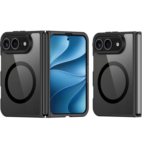Etui Dux Ducis Aimo Mag do iPhone Duo, przezroczysto-czarne (4/10)