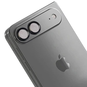 Szkło na aparat Bizon Glass Snap Lens do iPhone Duo, 1 zestaw, czarna ramka