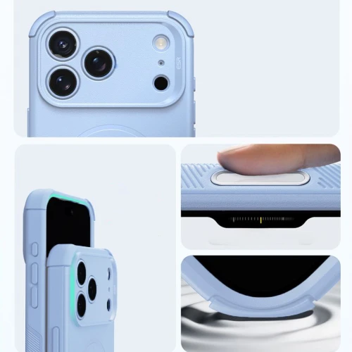 Etui ESR Cyber Tough do MagSafe do iPhone 18 Pro / 17 Pro, jasnoniebieskie (3/7)