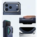 Etui ESR Cyber Tough Case Kickstand do MagSafe do iPhone 18 Pro / 17 Pro, granatowe (6/8)