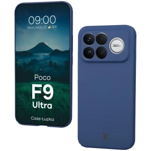 Etui Bizon Case Łupka do Xiaomi POCO F9 Ultra, niebieskie