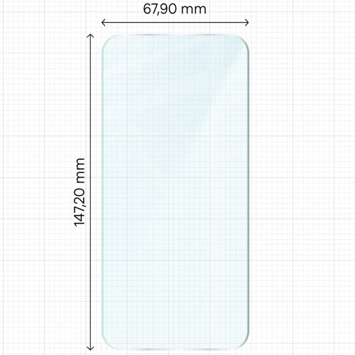 Szkło hartowane Bizon Glass Clear do Oppo Reno16 / Reno16 Pro 5G (2/4)