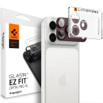Szkło na aparat Spigen Glas.tR Ez Fit Optik Pro XL 1-Pack do iPhone 18 Pro, bordowe