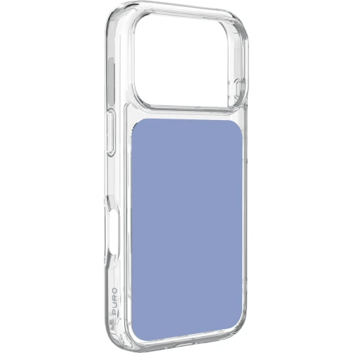 Etui Puro Plate Mag do iPhone 18 Pro / 17 Pro do MagSafe, przezroczysto-jasnoniebieskie (1/2)