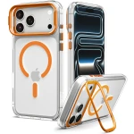 Etui Spigen Ultra Hybrid Optik S Mag do MagSafe do iPhone 18 Pro / 17 Pro, przezroczysto-pomarańczowe
