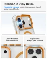 Etui Spigen Ultra Hybrid Optik S Mag do MagSafe do iPhone 18 Pro / 17 Pro, przezroczysto-pomarańczowe (2/12)