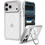 Etui Spigen Ultra Hybrid Optik S Mag do MagSafe do iPhone 18 Pro / 17 Pro, przezroczysto-srebrne