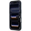 Etui Mercedes Leather Semi Wrap Wood Effect MagSafe do iPhone 18 Pro Max / 17 Pro Max, niebieskie (5/8)
