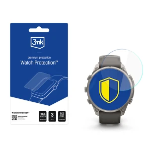 Szkło hybrydowe 3mk Watch Protection do Garmin Fenix 9 Pro Solar 51mm, 3 sztuki