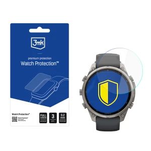Szkło hybrydowe 3mk Watch Protection do Garmin Fenix 9 Pro 47mm, 3 sztuki