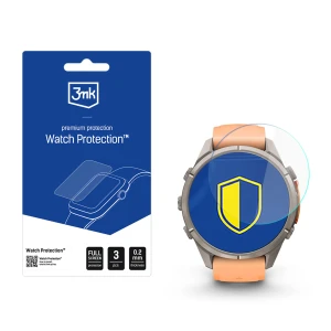 Szkło hybrydowe 3mk Watch Protection do Garmin Fenix 9 Pro 43mm, 3 sztuki
