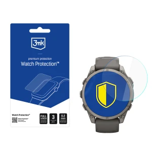 Szkło hybrydowe 3mk Watch Protection do Garmin Fenix 9 47mm, 3 sztuki