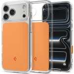 Etui Spigen Ultra Hybrid T Mag (CC) do MagSafe do iPhone 18 Pro, przezroczysto-pomarańczowe