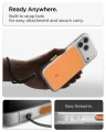 Etui Spigen Ultra Hybrid T Mag (CC) do MagSafe do iPhone 18 Pro, przezroczysto-pomarańczowe (8/15)