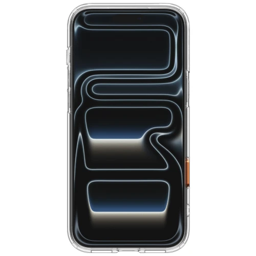 Etui Spigen Ultra Hybrid T Mag (CC) do MagSafe do iPhone 18 Pro, przezroczysto-pomarańczowe (12/15)