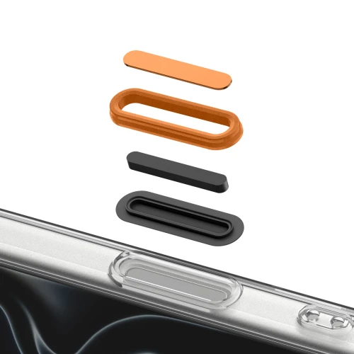 Etui Spigen Ultra Hybrid T Mag (CC) do MagSafe do iPhone 18 Pro, przezroczysto-pomarańczowe (14/15)
