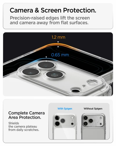 Etui Spigen Ultra Hybrid T Mag (CC) do MagSafe do iPhone 18 Pro, przezroczysto-białe (2/15)