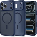 Etui Spigen Ultra Hybrid Mag do MagSafe do iPhone 18 Pro Max / 17 Pro Max, półprzezroczysto-niebieskie