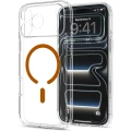 Etui Spigen Ultra Hybrid Mag do MagSafe do iPhone 18 Pro Max, przezroczysto-pomarańczowe (8/16)