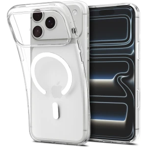Etui Spigen Liquid Crystal Mag do MagSafe do iPhone 18 Pro, przezroczysto-białe