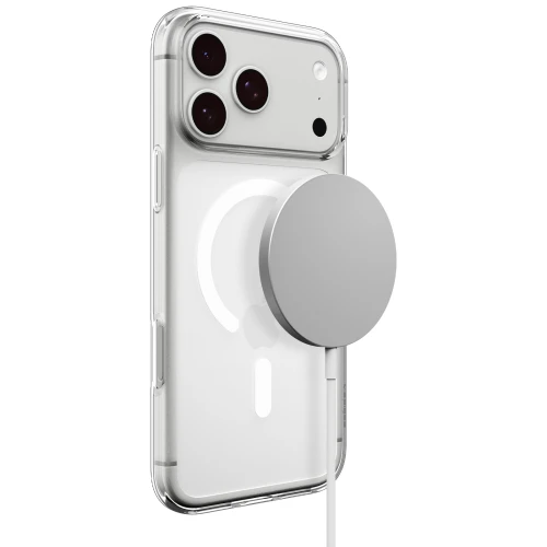 Etui Spigen Liquid Crystal Mag do MagSafe do iPhone 18 Pro, przezroczysto-białe (16/16)