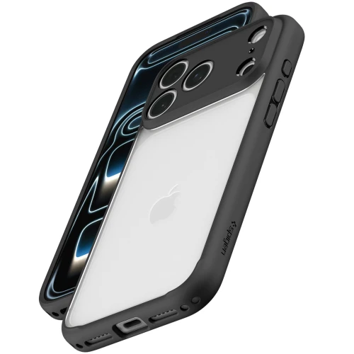 Etui Spigen Ultra Hybrid do iPhone 18 Pro, przezroczysto-czarne (4/13)