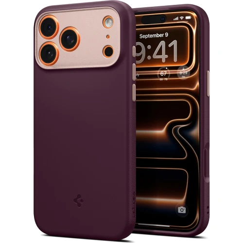 Etui Spigen Nano Pop Mag do MagSafe do iPhone 18 Pro, bordowo-różowe (3/9)