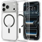 Etui Spigen Ultra Hybrid Mag do MagSafe do iPhone 18 Pro, przezroczysto-szare