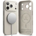 Etui Ringke Silicone Magnetic CC do MagSafe do iPhone 18 Pro, beżowe (2/9)