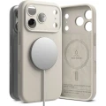 Etui Ringke Silicone Magnetic CC do MagSafe do iPhone 18 Pro Max, beżowe (5/9)