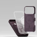 Etui Ringke Silicone Magnetic CC do MagSafe do iPhone 18 Pro Max, burgundowe (6/9)