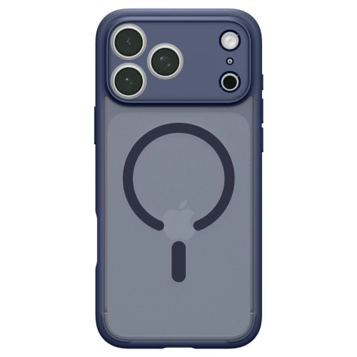 Etui Spigen Ultra Hybrid Mag do MagSafe do iPhone 18 Pro, półprzezroczysto-niebieskie (11/16)