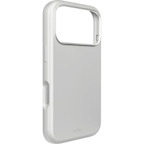 Etui Puro Icon Mag Pro do iPhone 18 Pro / 17 Pro, do MagSafe, srebrne (1/2)