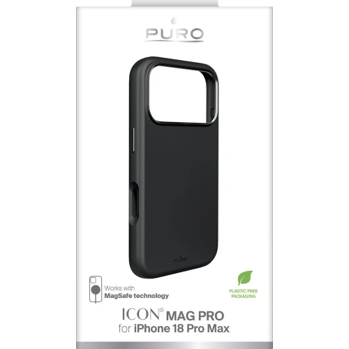 Etui Puro Icon Mag Pro do iPhone 18 Pro Max / 17 Pro Max, do MagSafe, czarne (2/2)