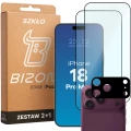 2x Szkło + szybka na aparat Bizon Glass Edge Pack do iPhone 18 Pro Max (1/6)