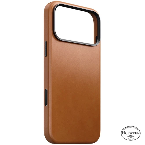 Skórzane etui Nomad Traditional Leather Case Horween Series do MagSafe do iPhone 18 Pro Max / 17 Pro Max, jasnobrązowe (6/9)